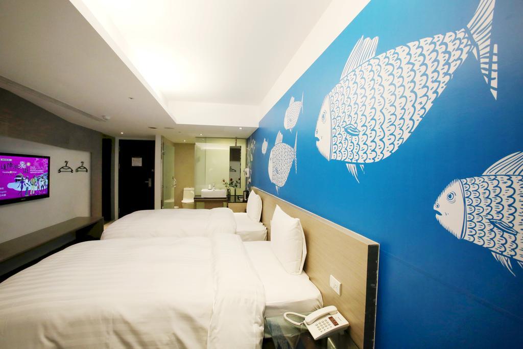 Chiayi Look Hotel Bagian luar foto